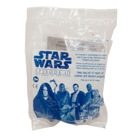 Vintage Star Wars III Jedi Star Fighter - BK Burger King Toy Figure Vehicle 2005 - Picture 3 of 4